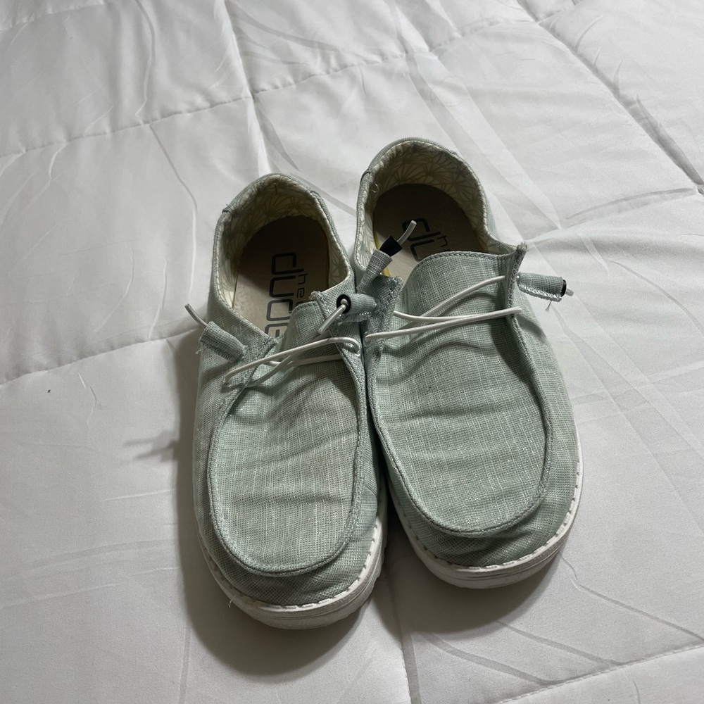 Casual Light Green Hey Dude Shoes